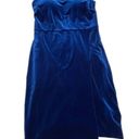 Midnight Doll Homecoming Dress  velvet blue juniors size 5 Photo 6