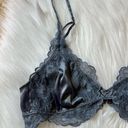 ZARA  Satin and Lace Triangle Bralette Medium Photo 2