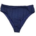 ANDIE  Swim Bottom Women Sz XL Navy Eyelet 90’s Feminine Y2K Retro Romantic NWT Photo 2