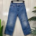 Lucky Brand  Mid Rise Crop Wide Leg Jean Hasbrouck size 4 Photo 0