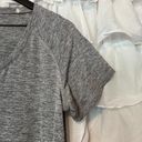 Danskin  Performance Heather Gray V Neck Shirt - Size XL Photo 1