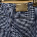 Club Monaco Patterned Blue Black Matie Ankle Cropped Work Pants Size 0 NWT Photo 7