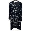 Umgee  Women's Sweaters Polka Dot Duster Open Knit Sweater Pocket Black Small Photo 10