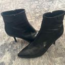 via spiga  Madeline black Leather Stilettos Ankle Boots Booties size 7.5 Photo 2