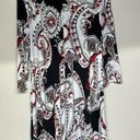 Chico's Chico’s Floral Print Dress Sz 0 3/4 Sleeve Photo 3