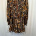 Ulla Johnson  Vienne Silk Birds of Paradise Ruffle Dress in Amber Photo 6