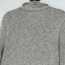 Jadelynn Brooke  1/4 Boyfriend Pullover Sweater Gray Knit Long Sleeve Size M Photo 7