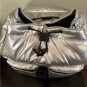 DKNY NWT Avis Backpack in Silver and Black Photo 3