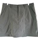 Patagonia  Outdoor Skort A Line Mini Slash Pockets Hiking Camping Gray 10 Photo 0