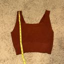 Thread and Supply XS extra small deep orange deep red burgundy top  Photo 2