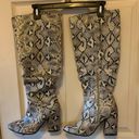 Seven Dials Size 9  Snakeskin Boots Photo 1