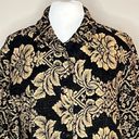 Coldwater Creek  Rococo Brocade Tapestry Button Front Unstructured Blazer Jacket Photo 1