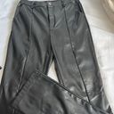 Black Leather Pants Size M Photo 0
