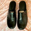 Ecco  black leather clogs. Sz 42 Photo 0