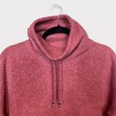 Nike  Therma Fleece Cowl Neck Pullover Sweatshirt Size Small Cedar Pink Fuzzy Photo 1