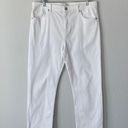 The Loft  White Straight Crop Jeans in size 12    Photo 0