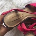 ZARA  T strap wedge sandals. Size 7 Photo 5