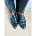 Bandolino Vintage 80s Leather Riding Boots Size 7 Low Heel Black/Brown Soft Girl Aesthetic Photo 7