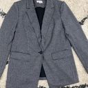 Loft Houndstooth Long Modern Blazer Photo 3