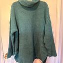 Abercrombie & Fitch Abercrombie oversized chenille turtleneck sweater Photo 0