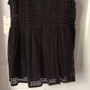 ZARA New  Eyelet Sleeveless mini dress, Size Small Photo 5