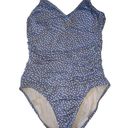 Garnet Hill Cross Front One Piece Swim suit Sz 14 Photo 0