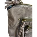 Stone Mountain  Gray Crossbody Hobo Purse New NWT Womens Photo 7