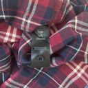 Well Worn NWT Red & Navy Blue Plaid Print Button Down Shirt Photo 9