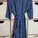 Maje  Reanny blue satin printed wrap dress Photo 9