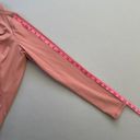 Sweaty Betty  Top Womens 10 Pink Long Sleeve Ribbed Shelf Bra Ballet Yoga Dance Photo 6