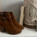 Time & Tru Like New  Brown Booties Size 7 Photo 0