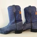 Durango Y2K vintage retro western rodeo Cowgirl boots size 6 denim patchwork Photo 3