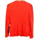 BCBG Max Azria Faux Wrap Orange Blazer jacket Photo 4