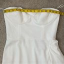 Dress the Population  Paris Strapless Ruffle Mermaid Gown White M Photo 9