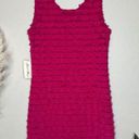 Forever 21 Hot Pink Dress Mini Skirt with Layered Ruffles, Sleeveless, size small Photo 1