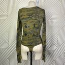n:philanthropy  Boot Camouflage Print Bodysuit in Green Size US XS Photo 7