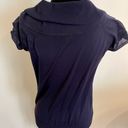 BCBGMAXAZRIA Navy Blue Sleeveless Cowl Neck Sweater Midi Dress Size Small Photo 4