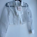 superdown Helena Button Up Top in White Photo 1