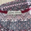 Absolutely Famous  Aztec Print Short Sleeve Top Size M Photo 4