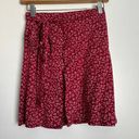 Brandy Melville Wrap Skirt Red Photo 0