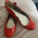 Coach (red) flats with gold embellishment on heel Photo 0