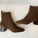 Everlane The Glove Ankle Boot Ribbed Reknit Toffee Brown Photo 5