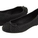 Pour La Victoire  Hessa Black Leather Flats 8.5 M Photo 0