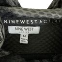 Nine West  Active Black Full Zip Lightweight Sheer Athletic Jacket Pockets Size M Photo 8