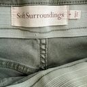 Soft Surroundings  The Ultimate Denim Pull On Crop Jeans Sage Green Size S Photo 6