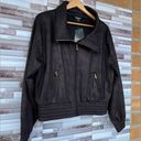 Ralph Lauren  French Terry Coated Jacket Black NWT medium Photo 2