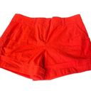 Kenneth Cole  High Rise Cuffed Shorts Orange Size 4 Photo 6