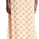 Lovers + Friends  Polka Dot Pom Pom Wrap Skirt In ORANGE/Cream Size XS Photo 1