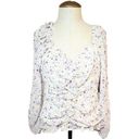 ASTR NWT  the Label Womens Floral Print Ruffle Zip Cropped Shirt Sz XL
Cottage Photo 3