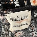 Peach Love California Peach Love Patchwork Flare Sleeve Bodysuit Blouse - Small Photo 10